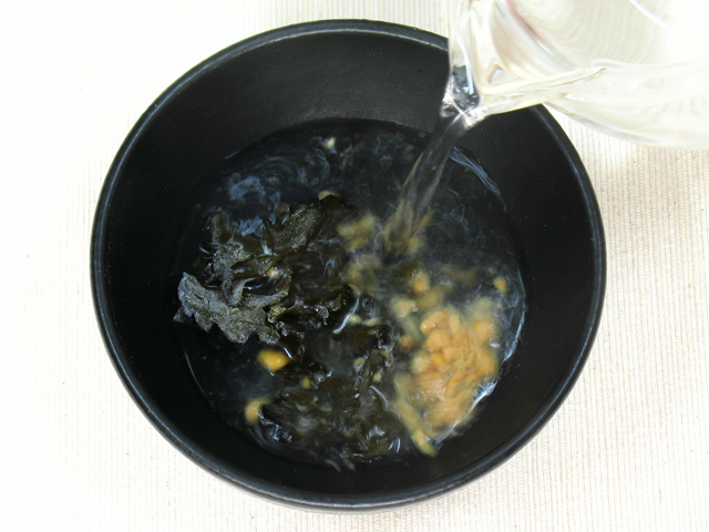 めかぶ納豆スープ