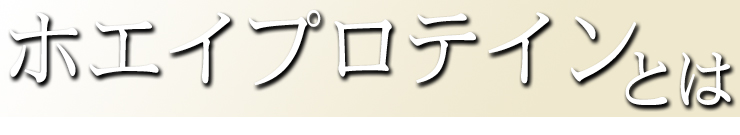 ホエイプロテインとは