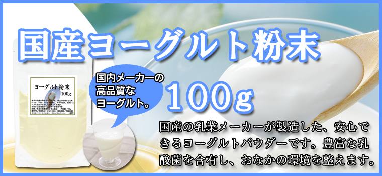 ヨーグルト粉末１００ｇ