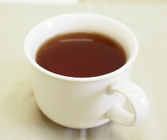 ザクロの種茶の出来上がり