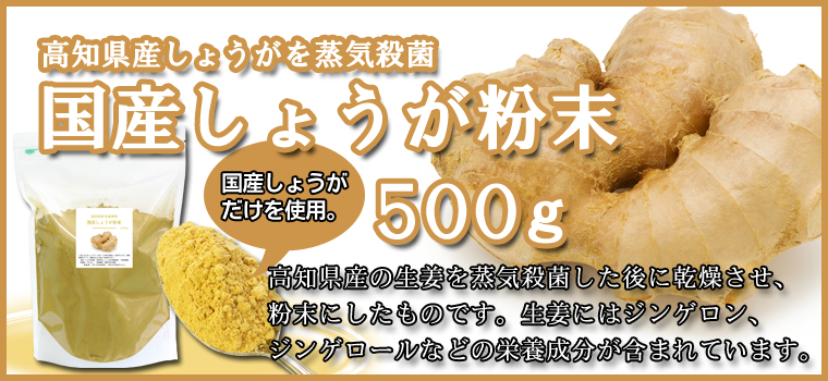 国産しょうが粉末５００ｇ