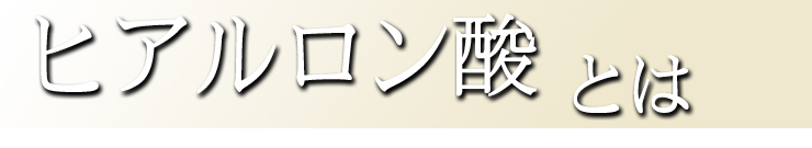 ヒアルロン酸とは