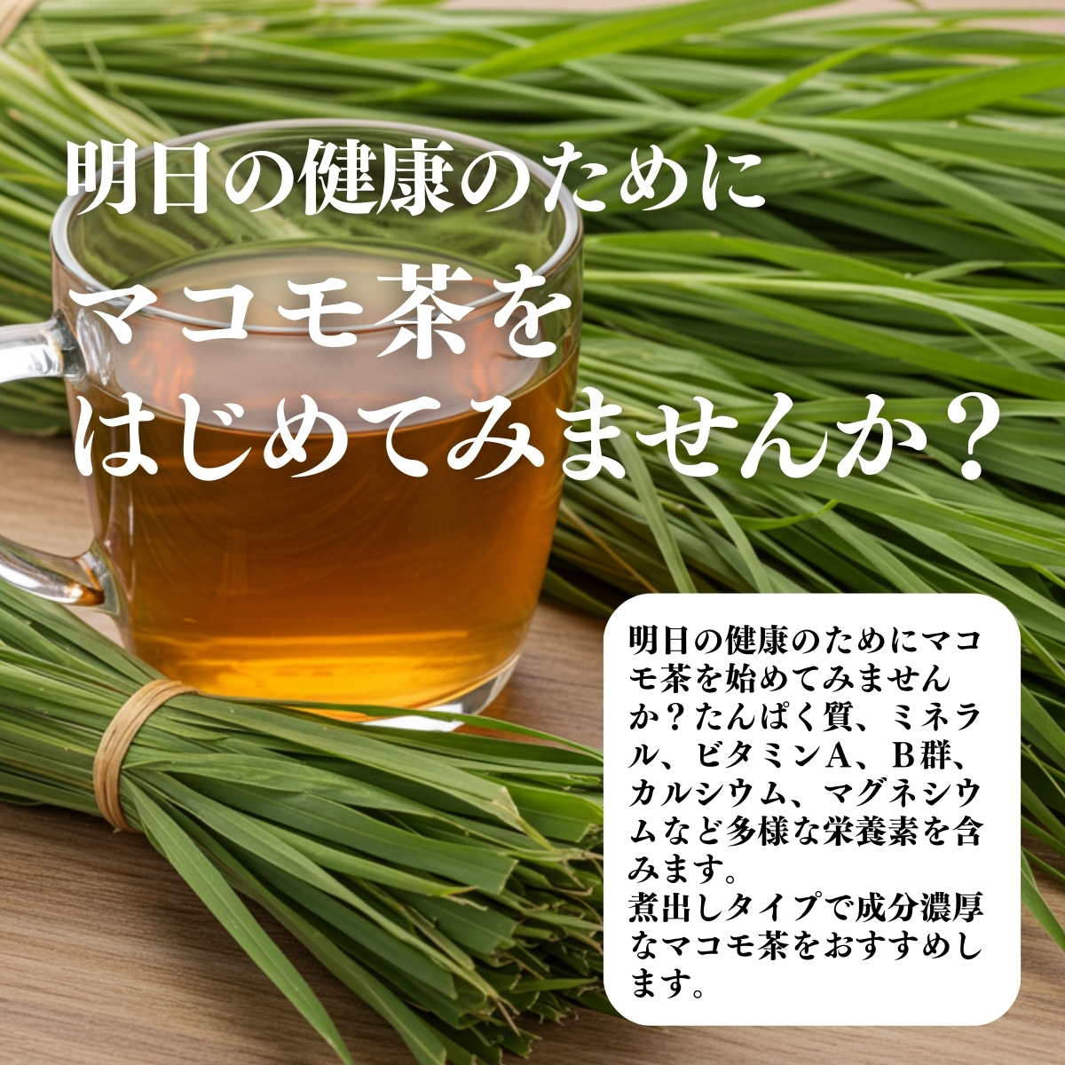 まこも茶をはじめてみませんか？