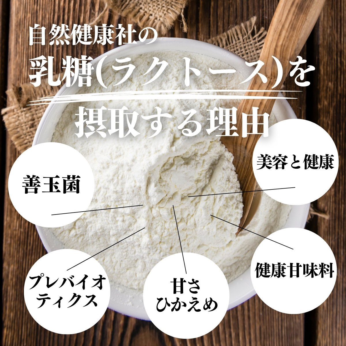 乳糖（ラクトース）を摂取する理由