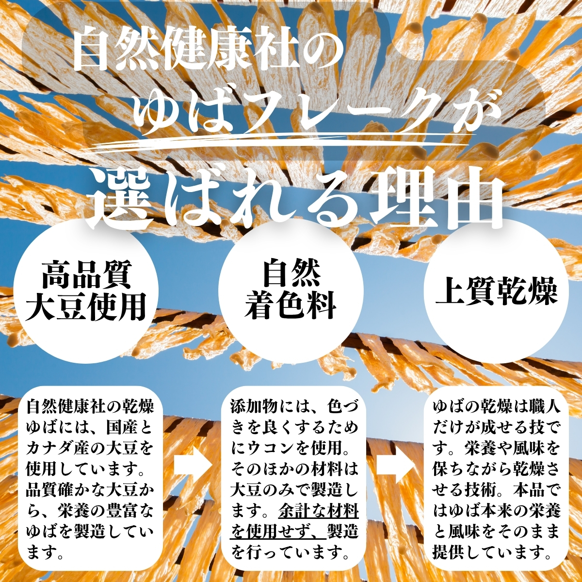 ゆばフレークが選ばれる理由